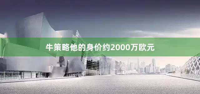 牛策略他的身价约2000万欧元